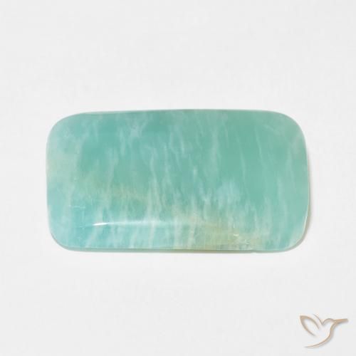 Amazzonite Verde bluastro chiaro naturale da 19.86 ct, Cuscino, Opaco