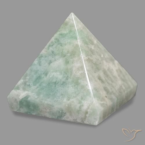 Amazzonite Giallo Pallido Verde naturale da 89.55 ct, Quadrato, Opaco