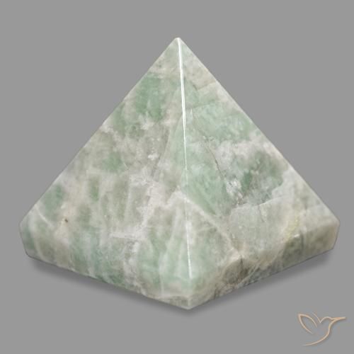 Amazzonite Giallo Pallido Verde naturale da 89.55 ct, Quadrato, Opaco