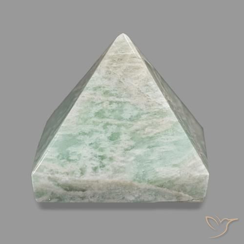 Amazzonite Giallo Pallido Verde naturale da 64.75 ct, Quadrato, Opaco