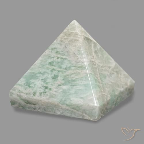 Amazzonite Giallo Pallido Verde naturale da 64.75 ct, Quadrato, Opaco
