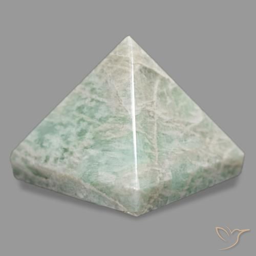Amazzonite Giallo Pallido Verde naturale da 64.75 ct, Quadrato, Opaco