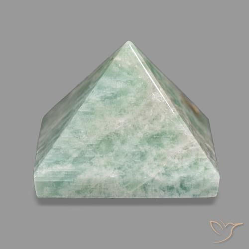 Amazzonite Verde pallido naturale da 86.77 ct, Quadrato, Opaco