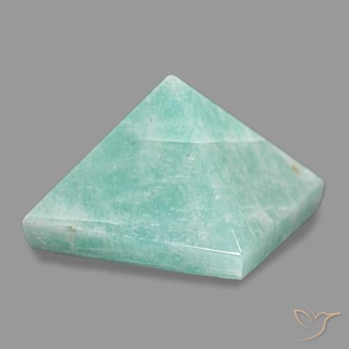 Amazzonite Verde bluastro naturale da 68.30 ct, Quadrato, Opaco