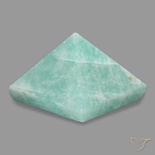 Amazzonite Verde bluastro naturale da 68.30 ct, Quadrato, Opaco