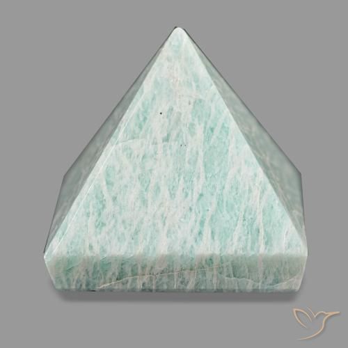 Amazzonite Verde chiaro naturale da 118.36 ct, Quadrato, Opaco