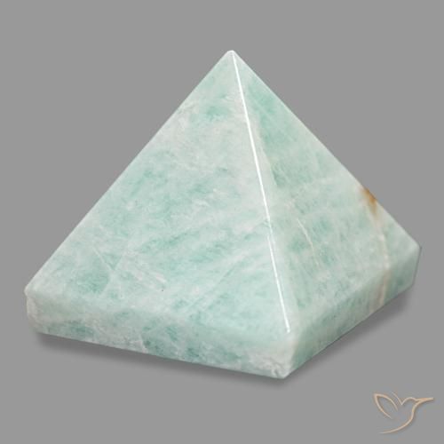 Amazzonite Muschio Grigio Verde naturale da 79.08 ct, Quadrato, Opaco