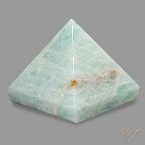 Amazzonite Muschio Grigio Verde naturale da 79.08 ct, Quadrato, Opaco
