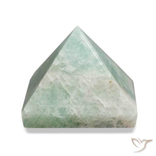 Amazzonite Verde pallido naturale da 88.94 ct, Quadrato, Opaco