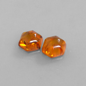 Ambra naturale arancione da  ct, trasparente, trasparente/traslucido