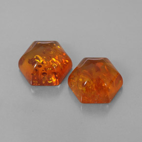Ambra naturale arancione da  ct, trasparente, trasparente/traslucido