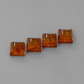 Ambra naturale arancione da  ct, trasparente, trasparente/traslucido