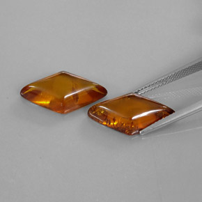 Ambra naturale arancione da  ct, trasparente, trasparente/traslucido