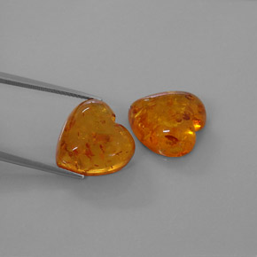 Ambra naturale arancione da  ct, trasparente, trasparente/traslucido