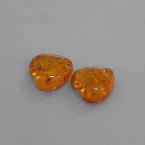 Ambra naturale arancione da  ct, trasparente, trasparente/traslucido