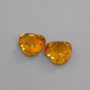 Ambra naturale arancione da  ct, trasparente, trasparente/traslucido