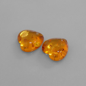 Ambra naturale arancione da  ct, trasparente, trasparente/traslucido