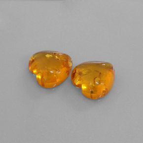 Ambra naturale arancione da  ct, trasparente, trasparente/traslucido