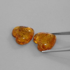 Ambra naturale arancione da  ct, trasparente, trasparente/traslucido
