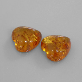 Ambra naturale arancione da  ct, trasparente, trasparente/traslucido