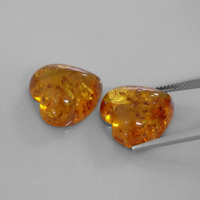 Ambra naturale arancione da  ct, trasparente, trasparente/traslucido