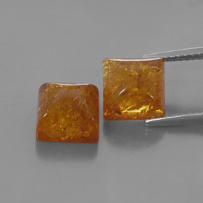 Ambra naturale arancione da  ct, trasparente, trasparente/traslucido
