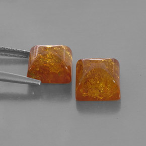 Ambra naturale arancione da  ct, trasparente, trasparente/traslucido