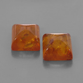 Ambra naturale arancione da  ct, trasparente, trasparente/traslucido