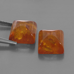Ambra naturale arancione da  ct, trasparente, trasparente/traslucido