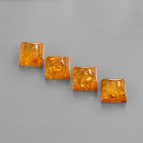 Ambra naturale arancione da  ct, trasparente, trasparente/traslucido