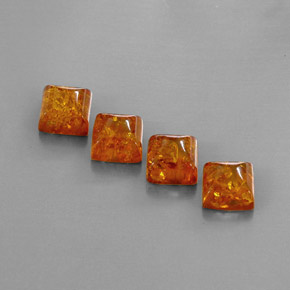 Ambra naturale arancione da  ct, trasparente, trasparente/traslucido