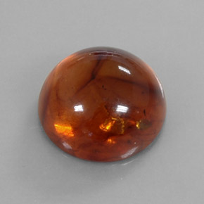 Ambra naturale arancione da 6,20 ct, trasparente, trasparente/traslucido
