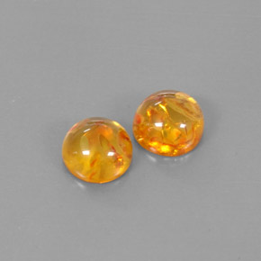 Ambra naturale arancione da  ct, trasparente, trasparente/traslucido