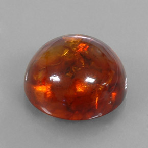 Ambra naturale arancione da 6,10 ct, trasparente, trasparente/traslucido