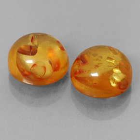 Ambra naturale arancione da  ct, trasparente, trasparente/traslucido