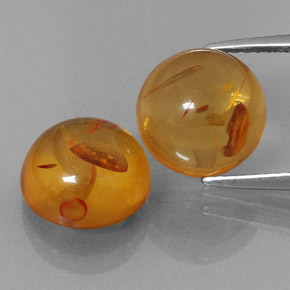Ambra naturale arancione da  ct, trasparente, trasparente/traslucido