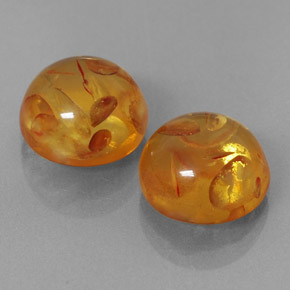 Ambra naturale arancione da  ct, trasparente, trasparente/traslucido