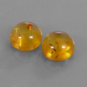 Ambra naturale arancione da  ct, trasparente, trasparente/traslucido
