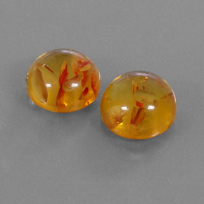 Ambra naturale arancione da  ct, trasparente, trasparente/traslucido