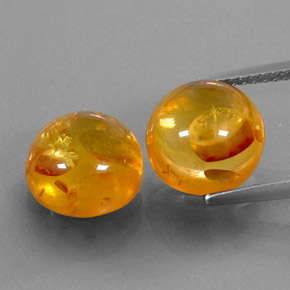 Ambra naturale arancione da  ct, trasparente, trasparente/traslucido