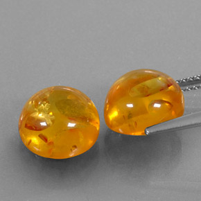 Ambra naturale arancione da  ct, trasparente, trasparente/traslucido