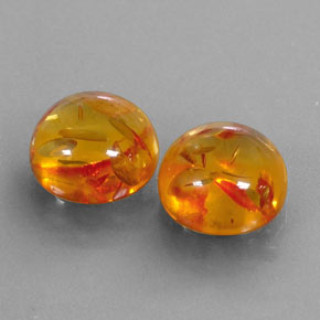 Ambra naturale arancione da  ct, trasparente, trasparente/traslucido