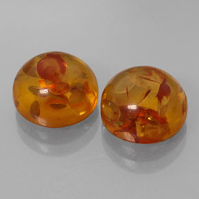 Ambra naturale arancione da  ct, trasparente, trasparente/traslucido