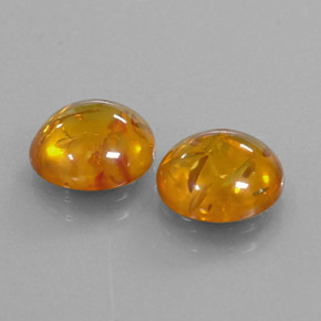 Ambra naturale arancione da  ct, trasparente, trasparente/traslucido