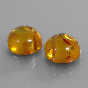 Ambra naturale arancione da  ct, trasparente, trasparente/traslucido