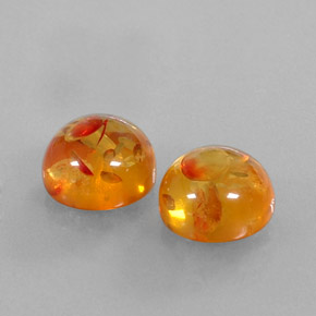 Ambra naturale arancione da  ct, trasparente, trasparente/traslucido