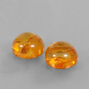 Ambra naturale arancione da  ct, trasparente, trasparente/traslucido