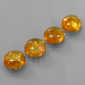 Ambra naturale arancione da  ct, trasparente, trasparente/traslucido