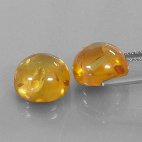 Ambra naturale arancione da  ct, trasparente, trasparente/traslucido