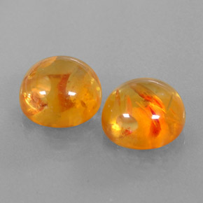 Ambra naturale arancione da  ct, trasparente, trasparente/traslucido